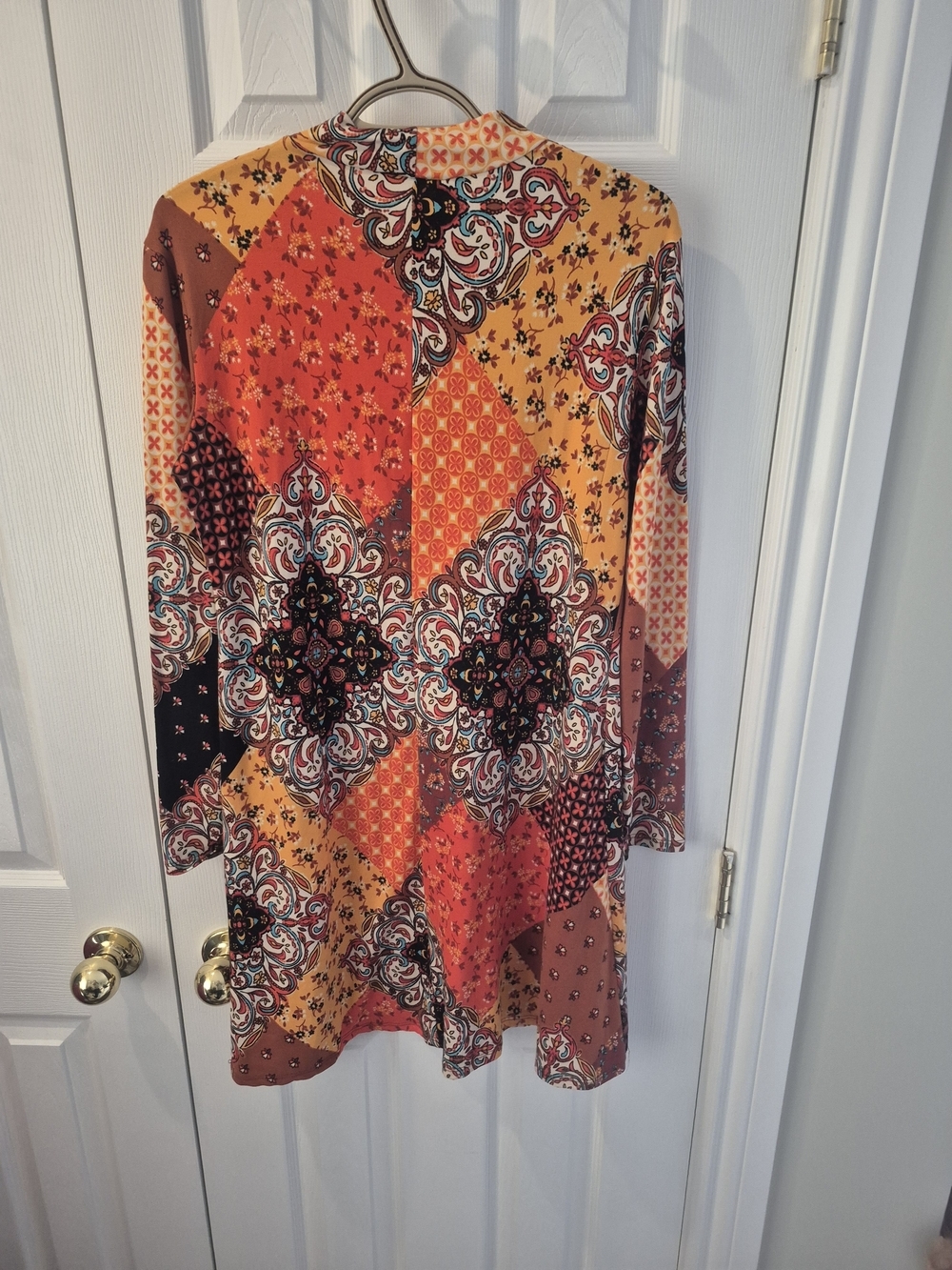 Rebel Sugar Patchwork Peasant Tunic Dress L - Picture 6 of 6